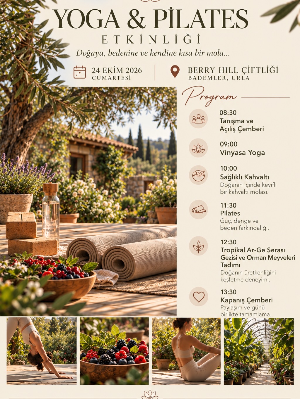 Yoga & Pilates Buluşması – Beril Baykal ve Ayşe Dervişoğlu