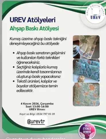 Duygu Handcrafts ile Ahşap Baskı Atölyesi