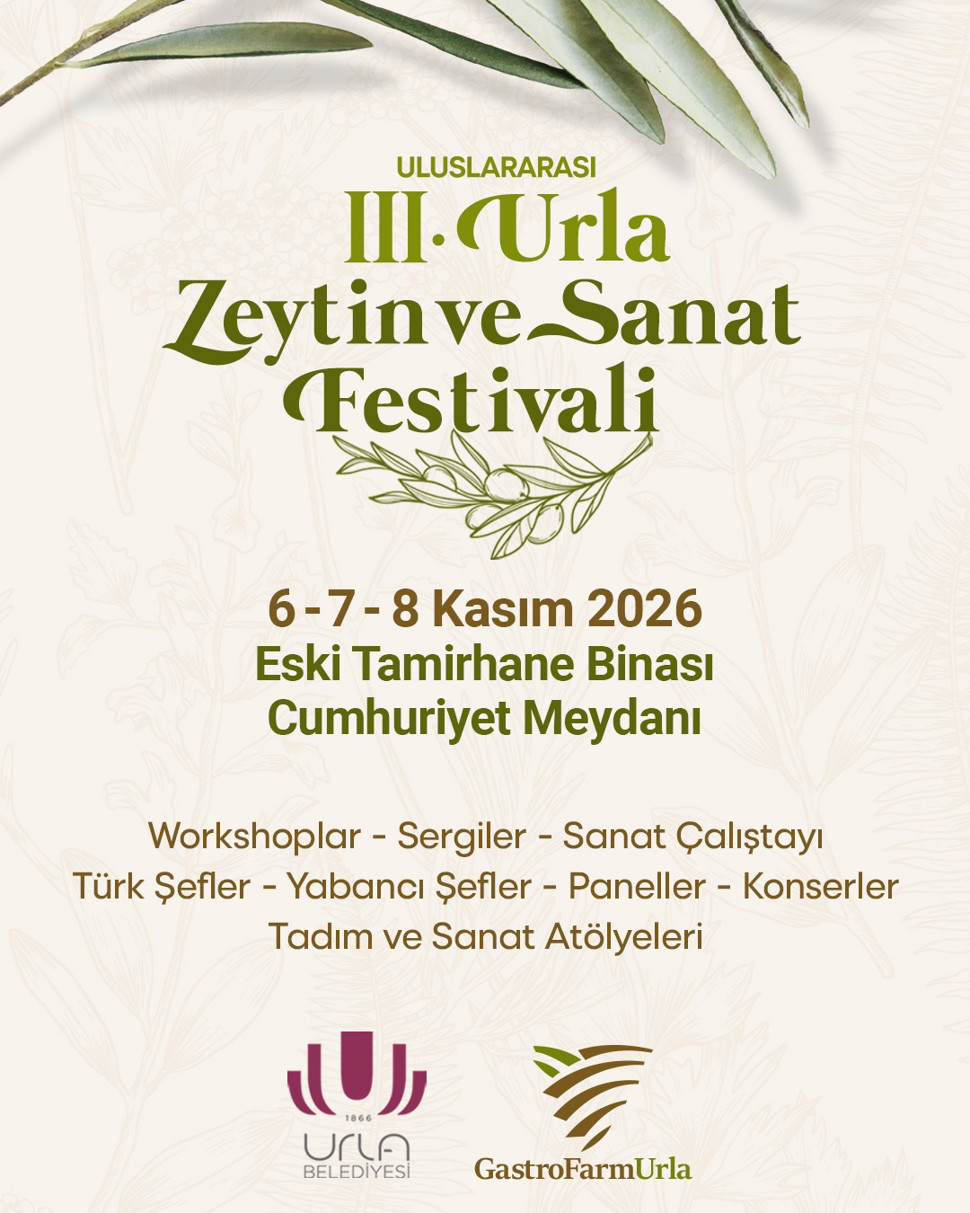 Urla’da Sanatla Dolu Bir Sonbahar: Ekim Etkinlikleri ve Zeytin ve Sanat Festivali